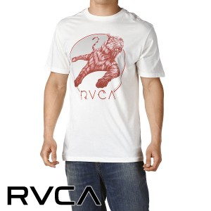 T-Shirts - RVCA Hi Res Tiger T-Shirt -