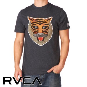 T-Shirts - RVCA Leines Tigers T-Shirt - Black
