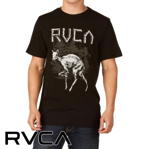T-Shirts - RVCA Prehistoric Deer T-Shirt -
