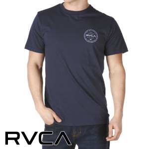 T-Shirts - RVCA RN CA T-Shirt - Navy