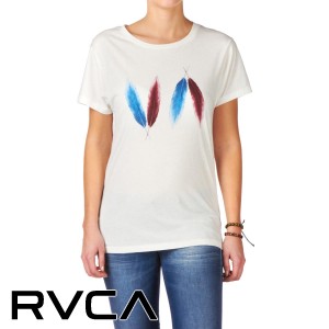 T-Shirts - RVCA Va Feathers Ez T-Shirt -