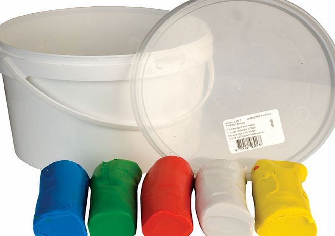 RVFM Soff-mo Modelling Dough 2kg tub of 5 Assorted