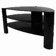 Curved 3 tier TV stand - For up to 50
