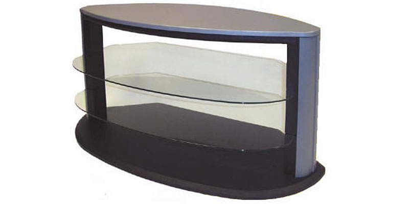 ZIN321635/BKSP Universal Clear Glass Stand