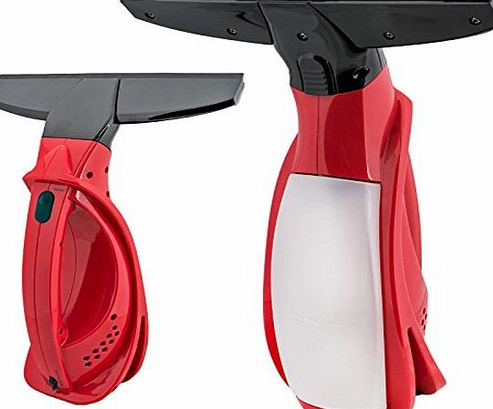 Sabar Cordless Electric Window Vac Hand Held Window Vacuum Cleaner Spray Bottle Microfiber Cloth Battery Powered No Streaks Drips