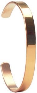 7mm Plain Copper Bracelet