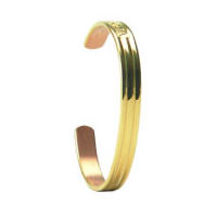Gold Plated Copper Design Bracelet