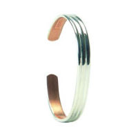 Sabona Silver Plated Copper Design Bracelet