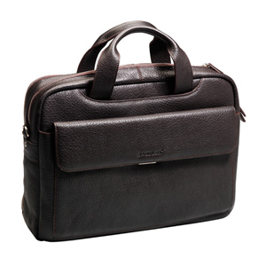 Saddler Chocolate Brown Leather Executive Bag