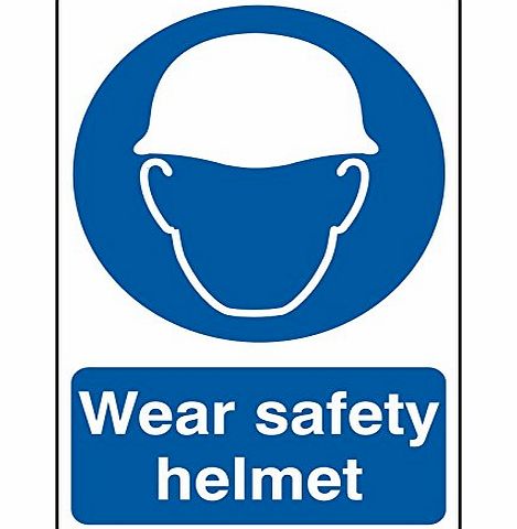 Safety signs UK Wear Safety Helmet Multi Pack 10 10 pack of signs.