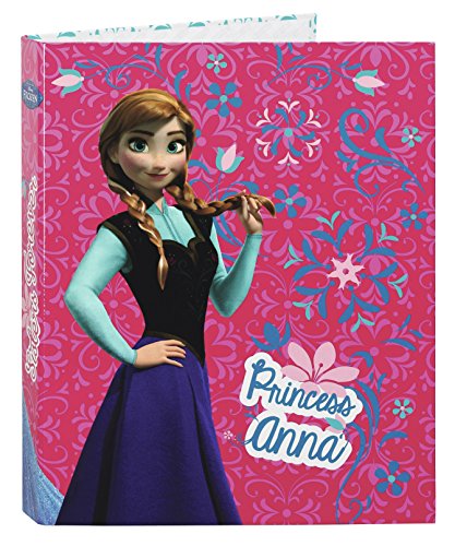 SAFTA Disney Frozen A4 Ringbinder with Queen Elsa, Princess Anna - Let It Go - NEW