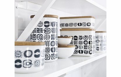 Sagaform Keep Kitchen Collection Round Storage Jars