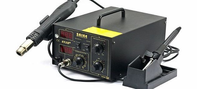 Saike 852D  Hot Air Gun amp; Digital Soldering Iron 2 in 1 System 220V