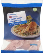 Sainsburys Chicken Breast Fillet Portions (1Kg)