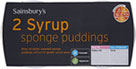 Sainsburys Syrup Sponge Pudding (2x110g)