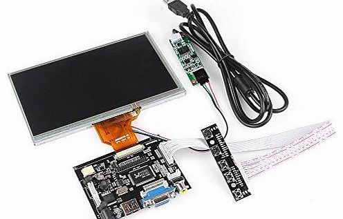 7 Inch TFT Touch Screen LCD Monitor For Raspberry Pi + Driver Board HDMI VGA 2AV