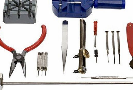 SainStyle New 16 pcs Deluxe watch opener tool kit repair pin Remover