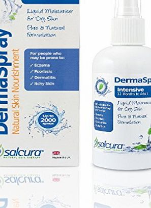 Salcura Natural Eczema Spray. Advanced Natural Spray Moisturising Treatment for Dry, Itchy Skin Conditions. Cooling amp; Soothing Spray Emollient for Hands, Face, and Body. Dermaspray 50ml