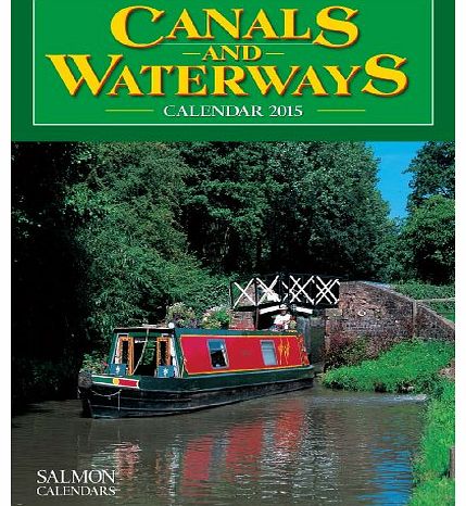 Salmon Canals & Waterways Medium Wall Calendar 2015
