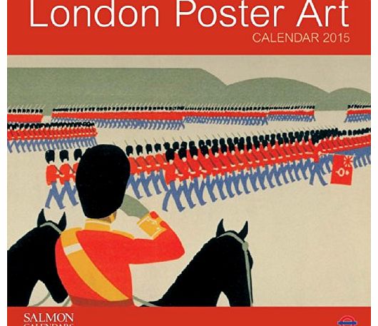 Salmon London Poster Art Large Wall Calendar 2015