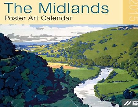 Salmon The Midlands Poster Art Large Wall Calendar 2015