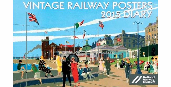 Salmon Vintage Railway Posters Diary 2015