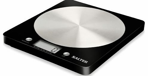 1036 Slim Design Electronic Platform Kitchen Scale - Black