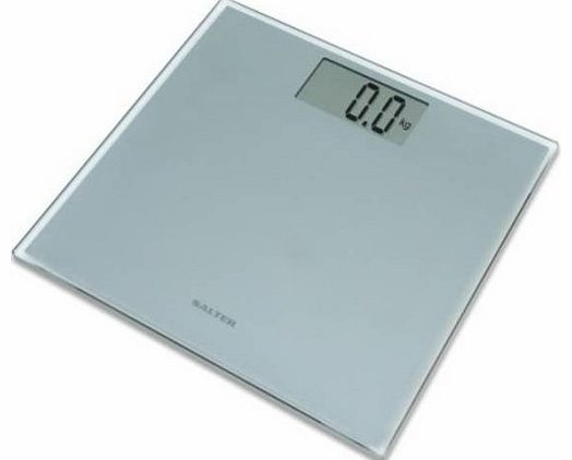 9028 Razor Ultra Slim Technology Electronic Glass Bathroom Scales Silver