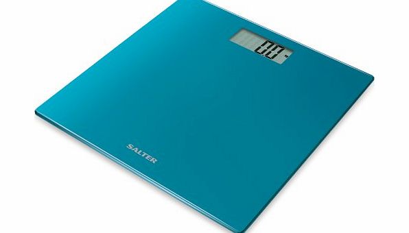 Salter 9069 Ultra Slim Glass Electronic Scale - Blue