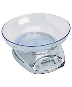 Salter Chrome Add and Weigh Electronic Scale