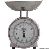 Salter Chrome Plated Large Clockface Kitchen Scale