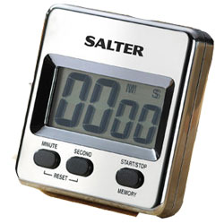 Salter Chromed Electronic Timer 329
