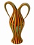 Salviati Rigati Multicoloured Amphora