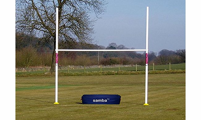 Samba Sports New Samba 9ft 6in Wide x 12ft High Rugby Post and Crossbar with Carry Bag