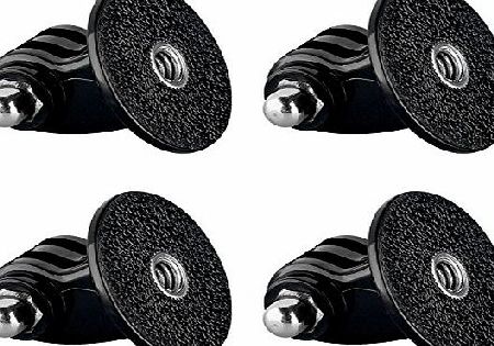 Sametop Tripod Mount Adapter for Gopro Hero4 Session Hero4 Hero3  Hero 3 2 1 Cameras (4 Packs)