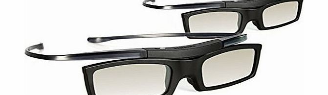 Samsung 2x Original 3D Glasses SSG-5100GB with Battery for Samsung LED Plasma Smart TV