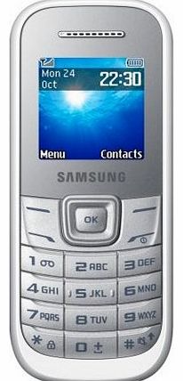 Samsung E1200 Mobile Phone O2 Pay As You Go / Pre-Pay/ PAYG - White