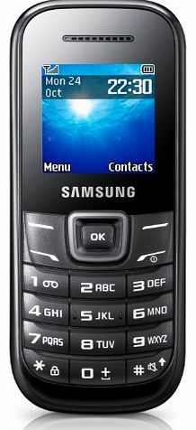 Samsung E1200i Keystone 2 Mobile Phone (EE Pay as you go, Black)