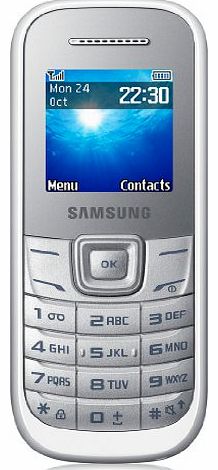 Samsung E1200i Keystone 2 Mobile Phone (EE Pay as you go, White)