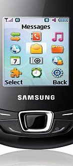 E2550 Monte Slide Black MP3 Mobile Phone on Vodafone PAYG