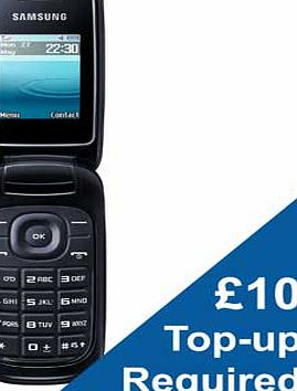 EE Samsung E1270 Mobile Phone - Black