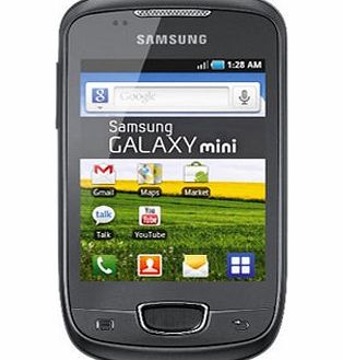 Samsung Galaxy Mini S5570 Mobile Phone T-Mobile Pay As You Go / PAYG / Pre-Pay / Metallic Grey