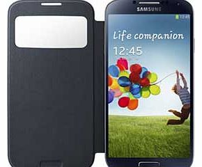 Galaxy S4 Flip Case - Black
