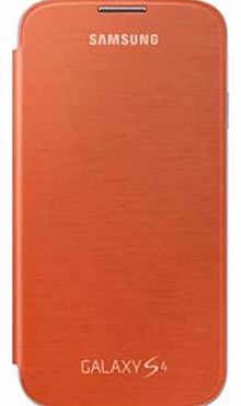 Samsung Galaxy S4 Flip Phone Cover - Orange