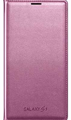 Galaxy S5 Flip Wallet Case- Pink