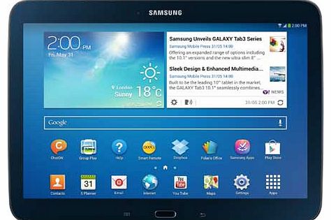 Samsung Galaxy Tab 3 10.1 Inch 16GB Wi-Fi - Black
