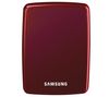 SAMSUNG S2 250 GB Portable External Hard Drive - red