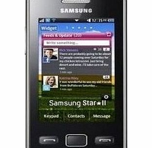 Samsung S5260 Tocco Icon Black Smart Mobile Phone on Orange Pay as you go / Pre-Pay / PAYG