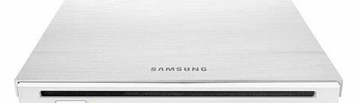 Samsung SE-B18AB Slim Slot USB 2.0 External DVD Burner - White