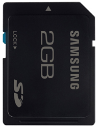 Samsung Secure Digital (SD) Card - 2GB